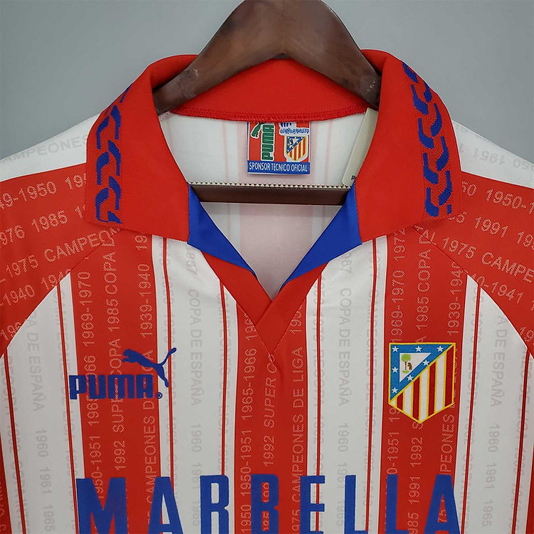 Atletico Madrid Home Kit 1995-96