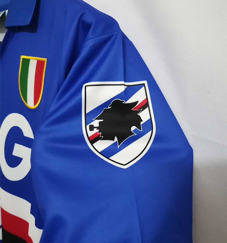 Sampdoria Home Kit 1991-92