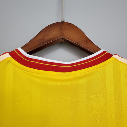 Liverpool Yellow Away Kit 1985-86